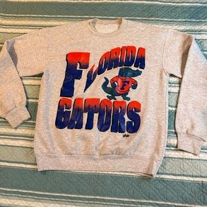 Vintage University of Florida Gators Crewneck Sweater by Majestic no size tag